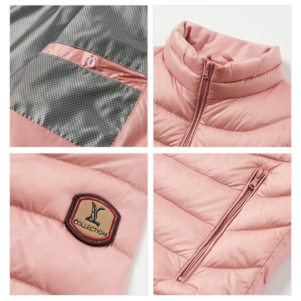 YAYA Woman 90% White Duck Down Jacket Light Short Down Coat UV Thermal Storage Down Jacket Waterproof Windproof Outerwear 201029