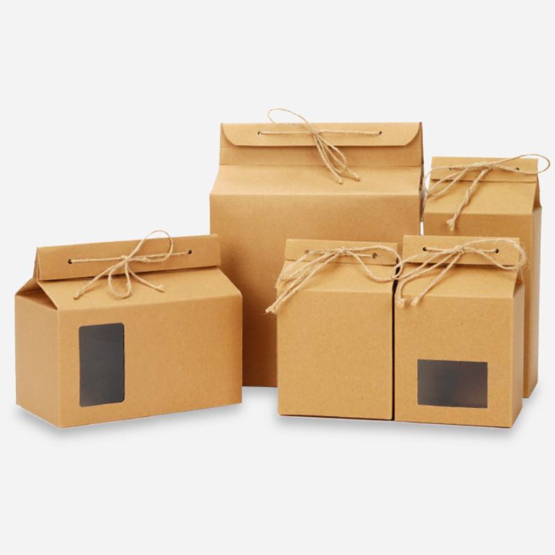 10pcs Kraft Paper Pcaking Gift Box Vintage Pastry Cookie Bag Folding Carton with Rope Baking Cupcake Packaging Party Favour1
10pcs Kraft Paper Pcaking Gift Box Vintage Pastry Cookie Bag Folding Carton with Rope Baking Cupcake Packaging Party Favour1