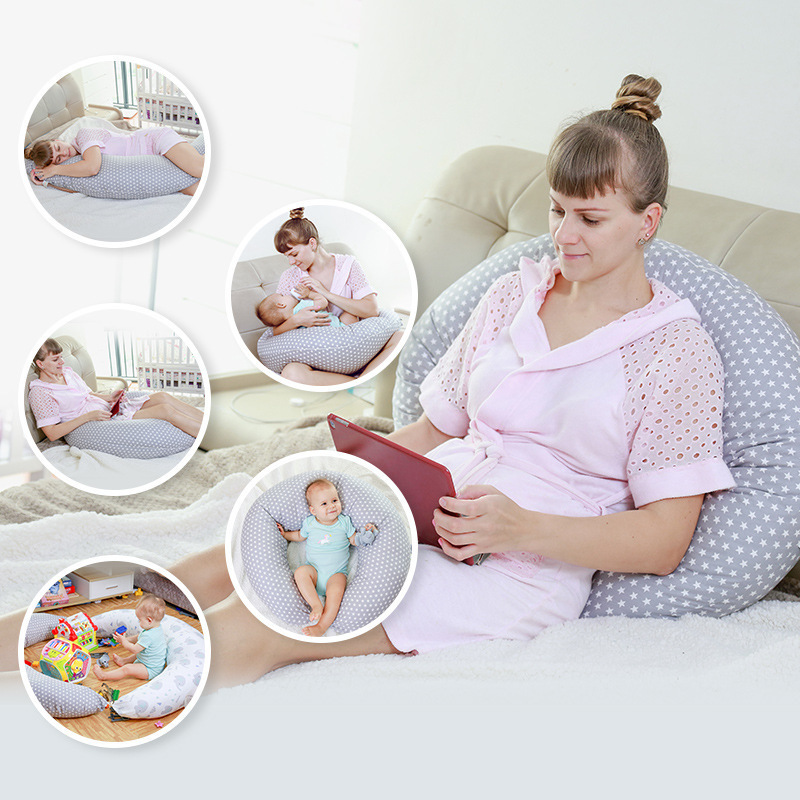 Washable Cover Cushion Infant Baby Care Pillow Cover Nursing Newborn Baby Breastfeeding Pillow Cover Nursing Slipcover Protector LJ201014