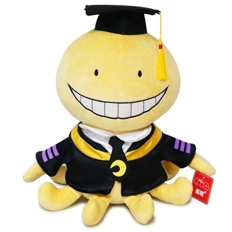 Cute Octopus doll Korosensei Koro Sensei Teacher Plush Stuffed Toys Cartoon Animals Dolls Graduate Kids Assassination Classroom 201208
Cute Octopus doll Korosensei Koro Sensei Teacher Plush Stuffed Toys Cartoon Animals Dolls Graduate Kids Assassination Classroom 201208