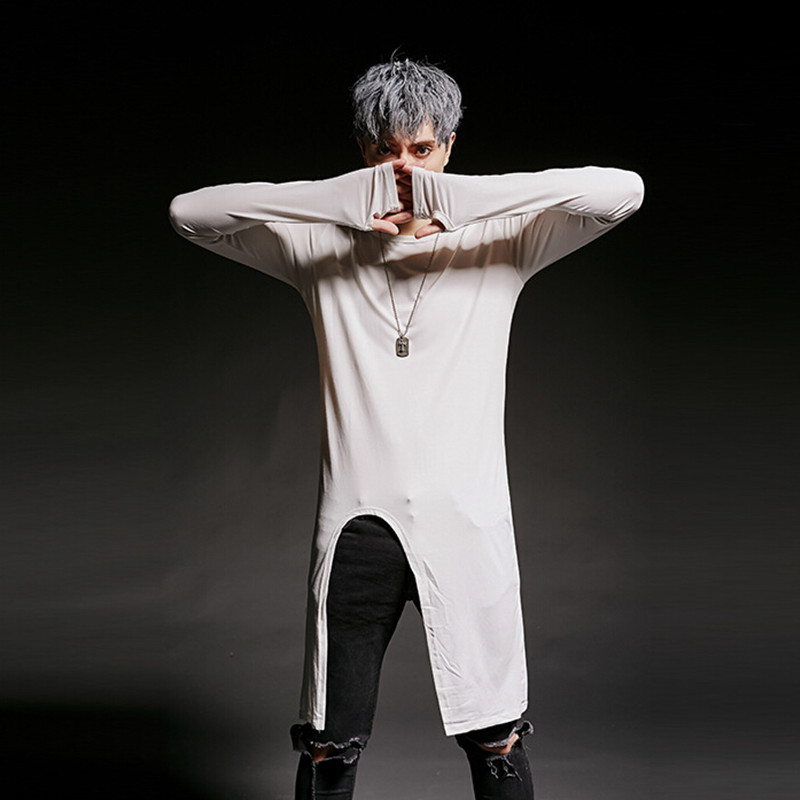 2021 Irregular Men Design Long of Nightclub Tshirt Homme Mens Hip Hop T-shirt with Sleeves It Shirts, Stage Clothes on Aq18, Asian size
2021 Irregular Men Design Long of Nightclub Tshirt Homme Mens Hip Hop T-shirt with Sleeves It Shirts, Stage Clothes on Aq18, Asian size