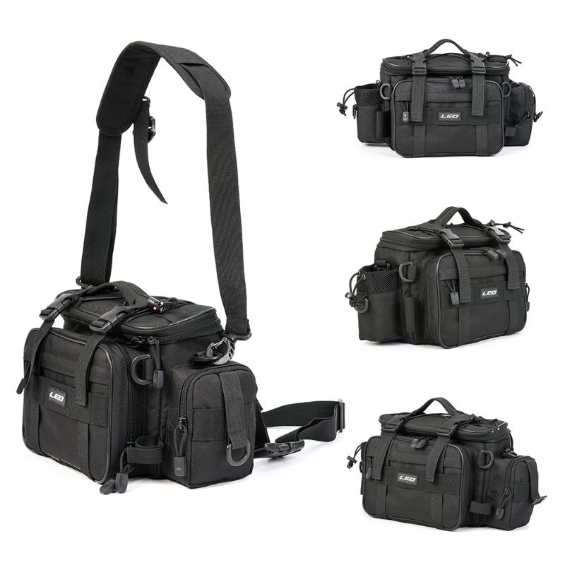 Multifunctional Outdoor Sport Single Shoulder Bag Crossbody Bag Waist Pack Utility Storage Tackle for Fishing Hiking Camping, Black color 
Multifunctional Outdoor Sport Single Shoulder Bag Crossbody Bag Waist Pack Utility Storage Tackle for Fishing Hiking Camping, Black color
