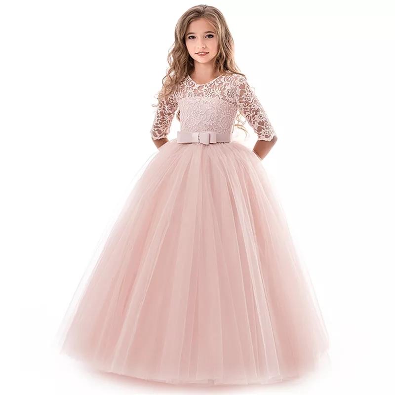 2020 Summer Kids Girls Wedding Flower Girl Dress Long Sleeve Elegant Princess Party Pageant Formal Dress Tulle Lace, Photo color
2020 Summer Kids Girls Wedding Flower Girl Dress Long Sleeve Elegant Princess Party Pageant Formal Dress Tulle Lace, Photo color