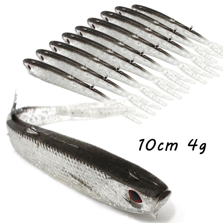 20pcs/lot 10cm 4g 3D Eyes Bionic Fish Silicone Fishing Lure Soft Baits & Lures Artificial Bait Pesca Tackle Accessories BL_276
20pcs/lot 10cm 4g 3D Eyes Bionic Fish Silicone Fishing Lure Soft Baits & Lures Artificial Bait Pesca Tackle Accessories BL_276