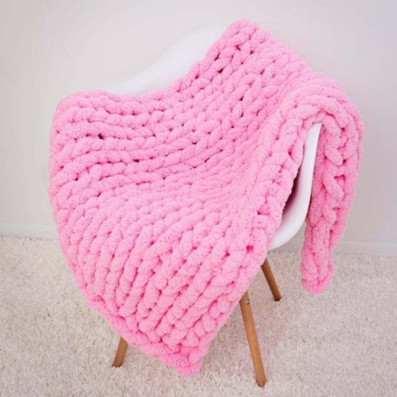 Anti-pilling Chenille Knitted Blanket Weaving Mat Chair Decor Thicken Handmade Knitted Blanket Home Decor For Photography
Anti-pilling Chenille Knitted Blanket Weaving Mat Chair Decor Thicken Handmade Knitted Blanket Home Decor For Photography
