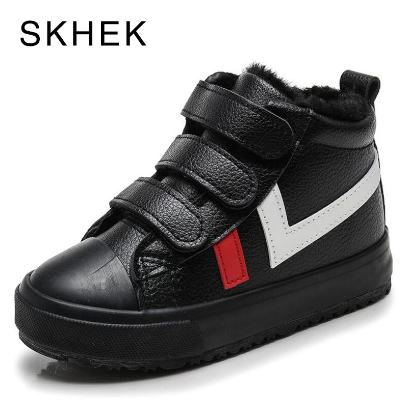 SKHEK 2020 New Kids Girls Boots Leather Princess Martin Boots Fashion Elegant Casual Child Shoe For Boys Baby Boots Shoes LJ200911