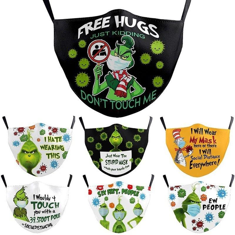 Grinch Stole Christmas 3D Print Cosplay Face Masks Protection Reusable Washable Dust Proof Cute Face Mask Fast Shippping, As pic
Grinch Stole Christmas 3D Print Cosplay Face Masks Protection Reusable Washable Dust Proof Cute Face Mask Fast Shippping, As pic