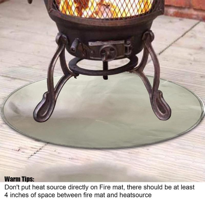 Latest 24/36 Inch Round Fire Pit Mat & Grill Mat Deck Protector Outdoor Dampproof Picnic Fire Pad, 24inch
Latest 24/36 Inch Round Fire Pit Mat & Grill Mat Deck Protector Outdoor Dampproof Picnic Fire Pad, 24inch