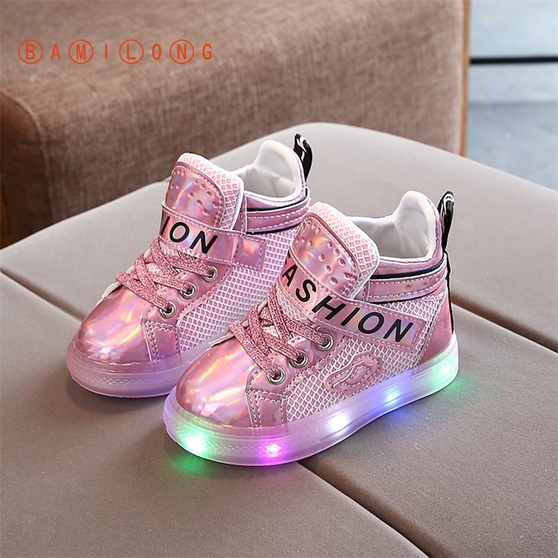 Latest Children Luminous Shoes Girls Boys Breathable Mesh Flashing Lights Fashion Sneakers Toddler Little Kids LED Sneakers B136 201113, Gold
Latest Children Luminous Shoes Girls Boys Breathable Mesh Flashing Lights Fashion Sneakers Toddler Little Kids LED Sneakers B136 201113, Gold