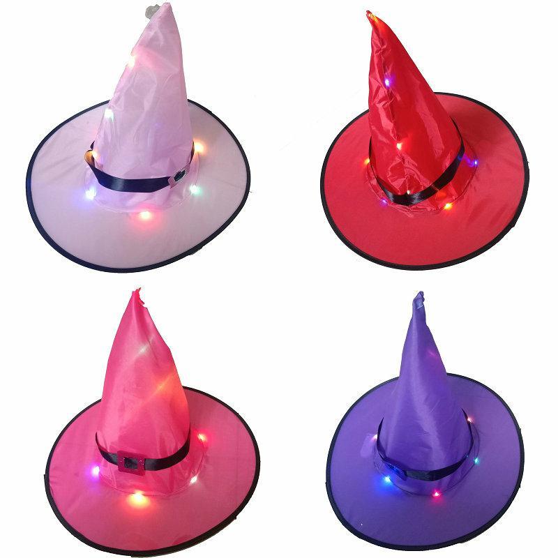 Adult Witch Hat Halloween Costume Head-wear Cosplay Party Light Decorative Halloween Witch Hat
Adult Witch Hat Halloween Costume Head-wear Cosplay Party Light Decorative Halloween Witch Hat
