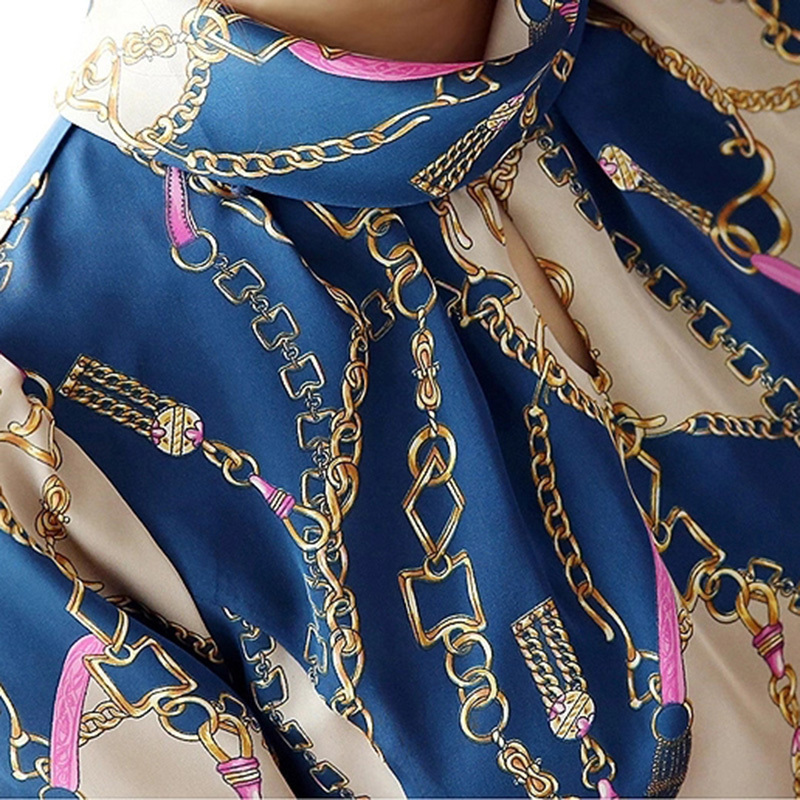 Fashion woman blouses print chiffon blolouse shirt blusas femininas office women blouses long sleeve women shirt 1817 50 201028