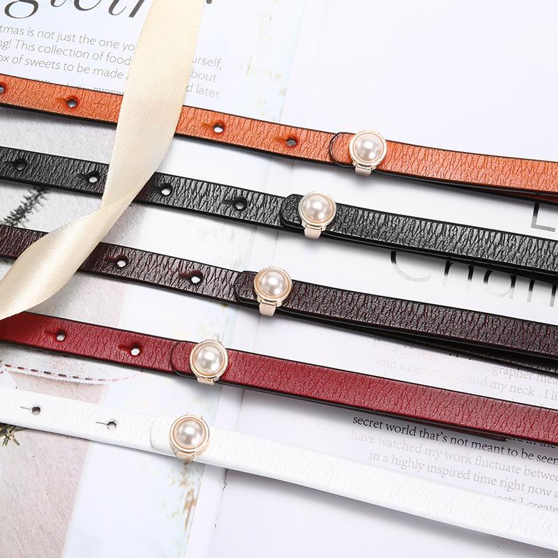 Belts 2021 Simple Fashion Ins Belt Female Wild Retro Copper Buckle Decorative Skirt Coat With Jeans, Black;brown
Belts 2021 Simple Fashion Ins Belt Female Wild Retro Copper Buckle Decorative Skirt Coat With Jeans, Black;brown
