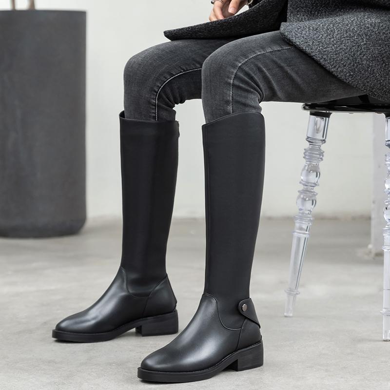 Cow leather Female Big Size Riding Boots 4.5cm med Heels Night Club Shoes Woman Winter Warm Long Women Knee High Boots1, Black
Cow leather Female Big Size Riding Boots 4.5cm med Heels Night Club Shoes Woman Winter Warm Long Women Knee High Boots1, Black