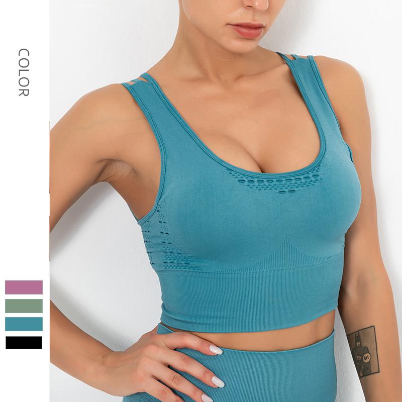 Workout Underwear Seamless Breathable Elastic Mesh Bra Women Outdoor Sport Running Crop Top Female Knitted Fitness Vest For Gym, Black
Workout Underwear Seamless Breathable Elastic Mesh Bra Women Outdoor Sport Running Crop Top Female Knitted Fitness Vest For Gym, Black
