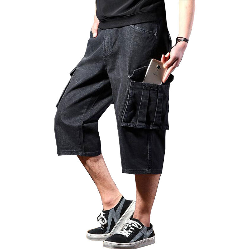 Shorts Men's Cut Open Summer Brem Thin Workwear Multi-pocket Jeans Size -44 46 9qpa, Black
Shorts Men's Cut Open Summer Brem Thin Workwear Multi-pocket Jeans Size -44 46 9qpa, Black