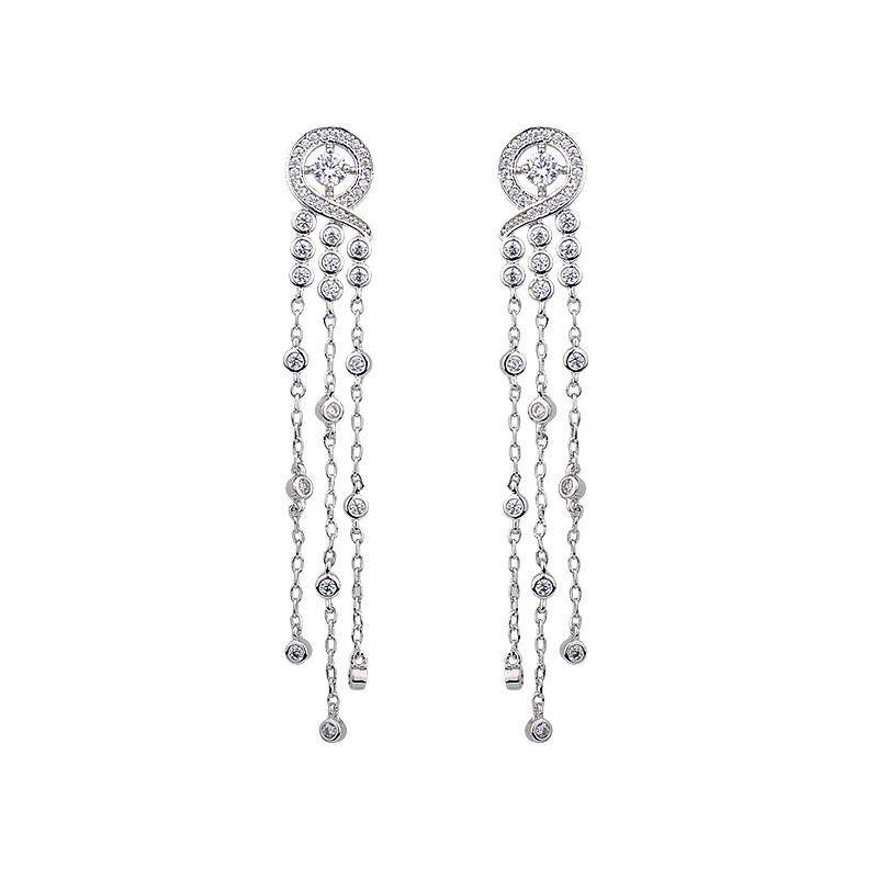 Elegant big Waterdrop Earring CZ Tassel Silver Color luxury stud earrings Women's Valentine's Day Gift YME5759
Elegant big Waterdrop Earring CZ Tassel Silver Color luxury stud earrings Women's Valentine's Day Gift YME5759