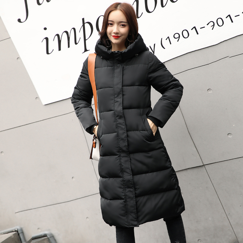 High Quality New Arrival Winter Jacket Women Hooded Cotton Padded Long Warm thicken Female Coats Parka Parkas Outwear 201019