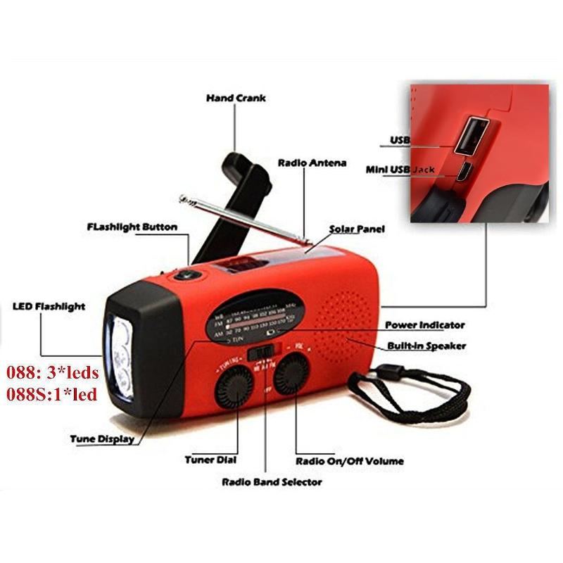 Product TitleProtable Emergency Hand Crank Generator Solar AM/FM/WB Radio Charger Waterproof Emergency Survival Tools
Product TitleProtable Emergency Hand Crank Generator Solar AM/FM/WB Radio Charger Waterproof Emergency Survival Tools