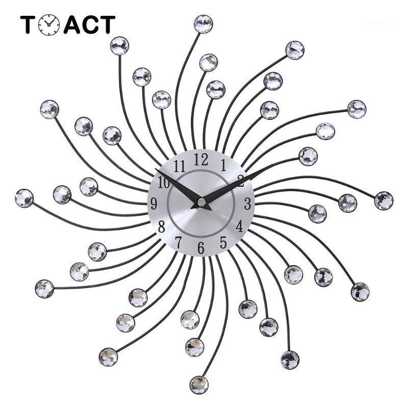 33cm Vintage Metal Crystal Sunburst Wall Clock Luxury Diamond Large Wall Clock Morden Design Silent Clocks for Home Decor1
33cm Vintage Metal Crystal Sunburst Wall Clock Luxury Diamond Large Wall Clock Morden Design Silent Clocks for Home Decor1