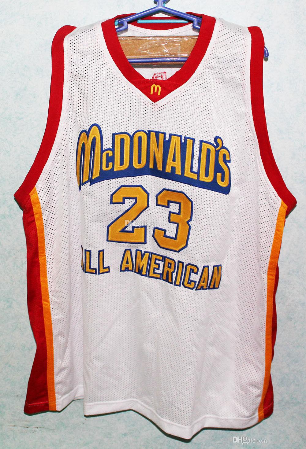 Michael MJ #23 McDonalds All American White Retro Basketball Jerseys Mens Stitched Custom Any Number Name shirts, Black;red
Michael MJ #23 McDonalds All American White Retro Basketball Jerseys Mens Stitched Custom Any Number Name shirts, Black;red