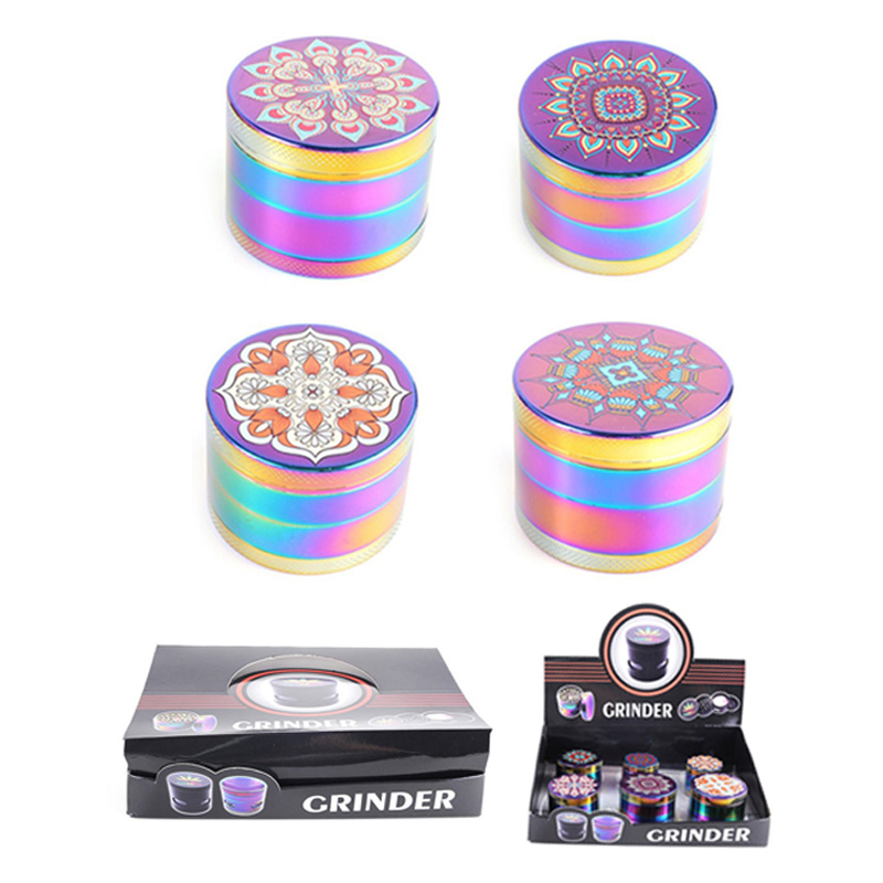 40/50/55/63mm Grinder Rainbow Grinder 4 Parts Ice Blue Crusher CNC Sharp Tooth Crusher Zinc Alloy Tabacco Grinder For Smoking DHL
40/50/55/63mm Grinder Rainbow Grinder 4 Parts Ice Blue Crusher CNC Sharp Tooth Crusher Zinc Alloy Tabacco Grinder For Smoking DHL