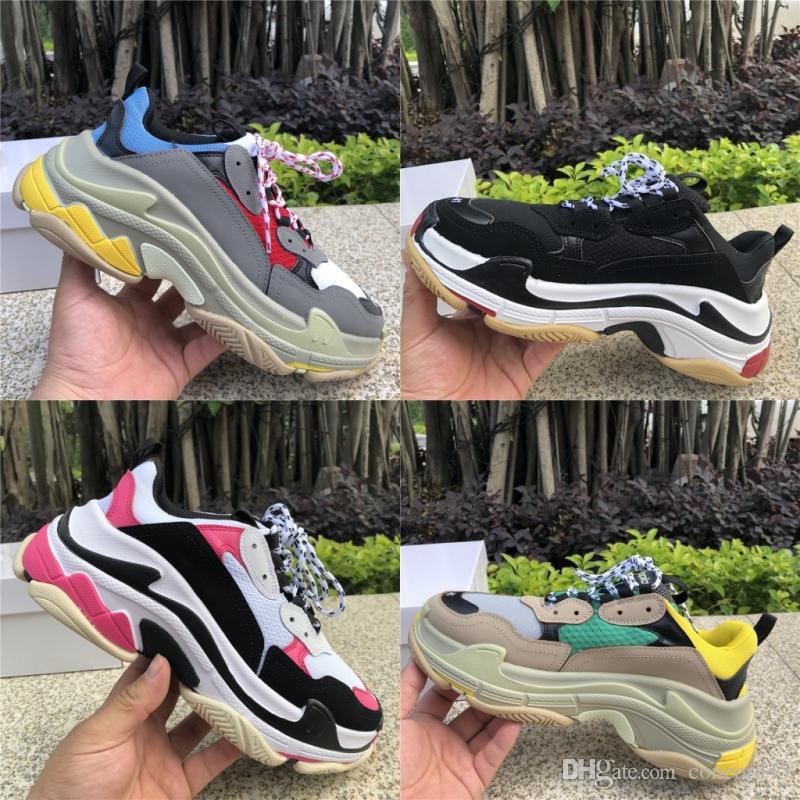 New Triple S Paris 20FW Mens Womens Trainers Platform Sneakers Triple White Clear Sole Leather Boots Fashion running Shoes, 8.black pink
New Triple S Paris 20FW Mens Womens Trainers Platform Sneakers Triple White Clear Sole Leather Boots Fashion running Shoes, 8.black pink