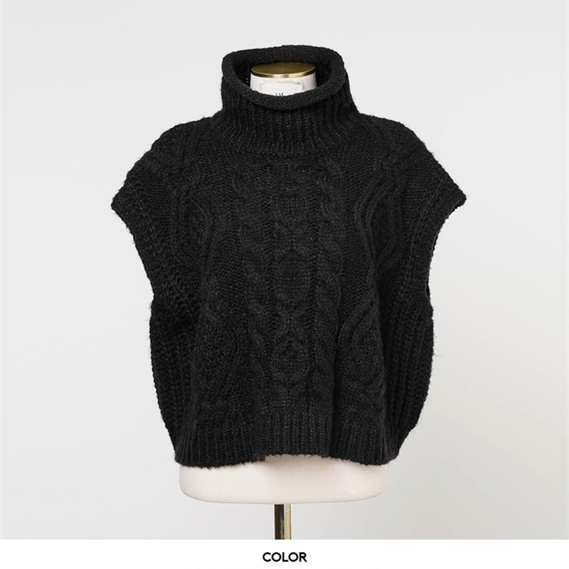 loose sleeveless sweater spring autumn Women vest sweaters knitting vest joker knitted vest wool oversize Girls Pullover 201201