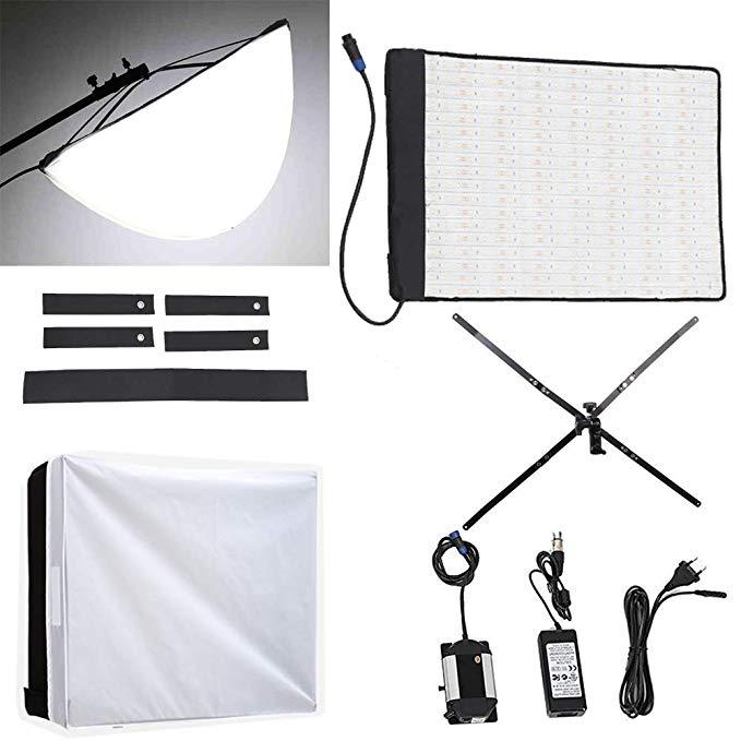 Falcon-Eyes RX-18T Foldable Roll-Flex LED Light Kit 5600k + RX-18OB Extended Softbox Diffuser + RX-18SB Standard Diffusor
Falcon-Eyes RX-18T Foldable Roll-Flex LED Light Kit 5600k + RX-18OB Extended Softbox Diffuser + RX-18SB Standard Diffusor
