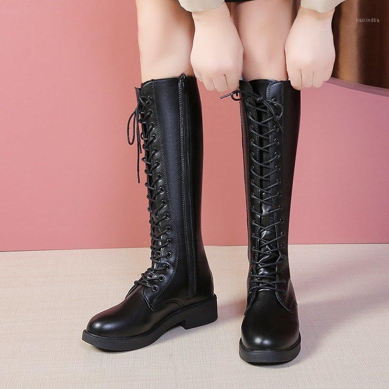 Rimocy Cross-tied PU Leather Long Boots Women 2020 Winter Round Toe Waterproff Motorcycle Boots Woman Black Platform Shoes Mujer1
Rimocy Cross-tied PU Leather Long Boots Women 2020 Winter Round Toe Waterproff Motorcycle Boots Woman Black Platform Shoes Mujer1