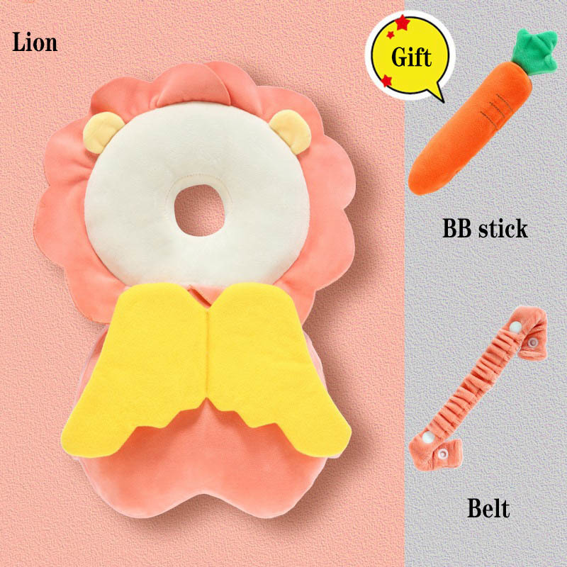 New Vocal Baby Toddler Anti-Fall Pillow Children Headrest Anti-Collision Protection Pad Safety Helmet Resistance Cushion LJ201014