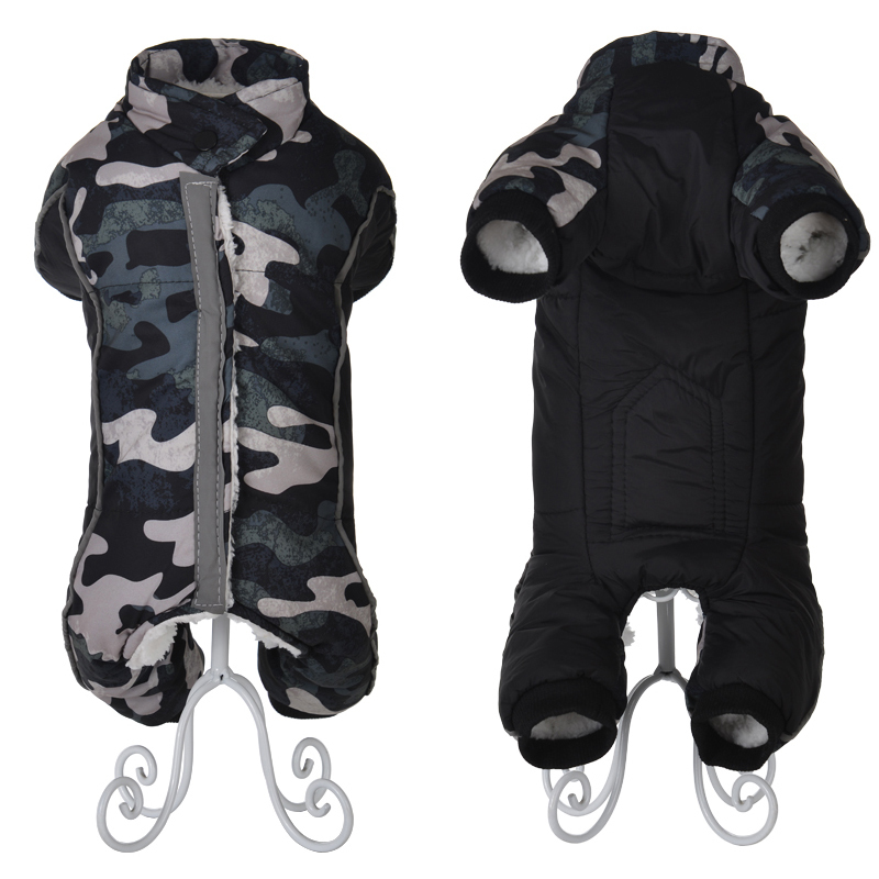 Winter Dog Clothes Thicken Warm Puppy Pet Coat Reflective Dog Jacket Chihuahua French Bulldog Clothing Clothes For Small Dogs LJ201201