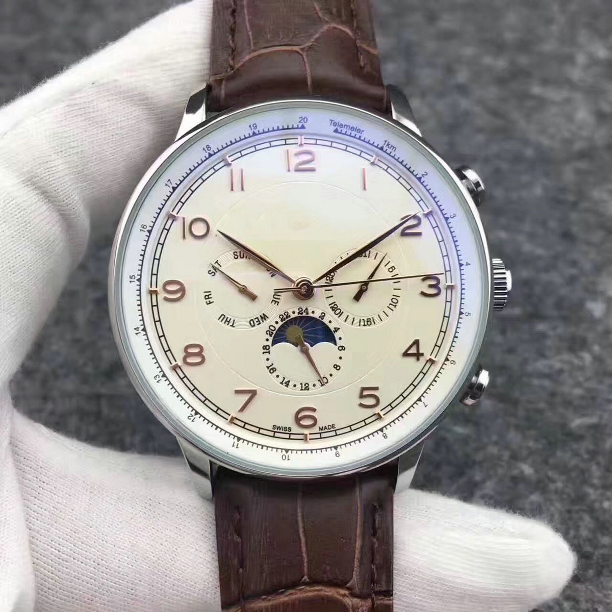 high QUALITY Men's leather Automatic Mechanical Stainless Steel Bracelet Watch Sports mens Self-wind Moon Stars Watches Wristwatches
high QUALITY Men's leather Automatic Mechanical Stainless Steel Bracelet Watch Sports mens Self-wind Moon Stars Watches Wristwatches