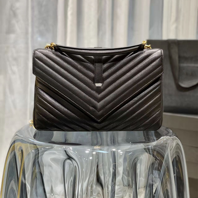 Top Quality Envelope Bag Evening Shoulder Messenger Bags Genuine Leather Plain Thread Diamond Lattice Chains Letter Hasp Soft Canvas Satchel Chai