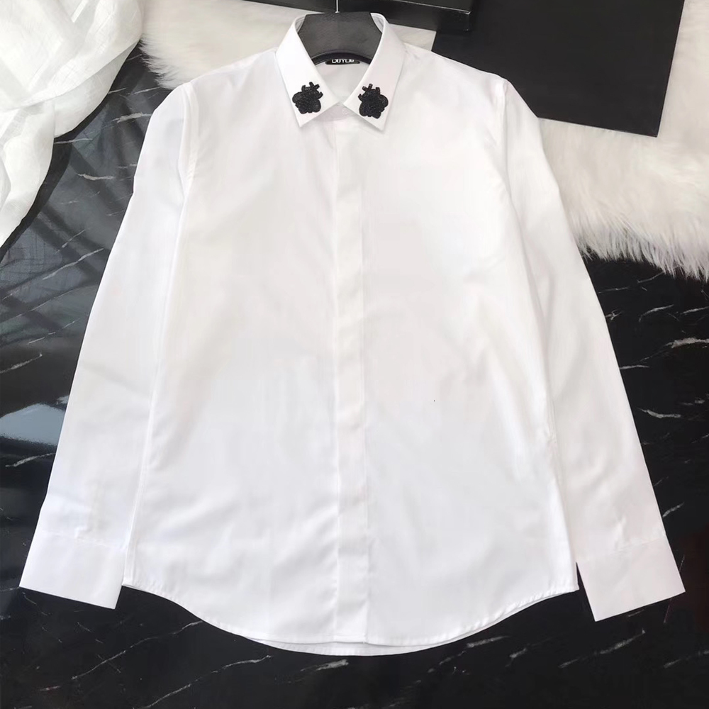 Mens Cotton Dress Shirt Men Collar Embroidery Animal High Quality Slim Fit Casual Shirts Dy2270 R89y, White
Mens Cotton Dress Shirt Men Collar Embroidery Animal High Quality Slim Fit Casual Shirts Dy2270 R89y, White