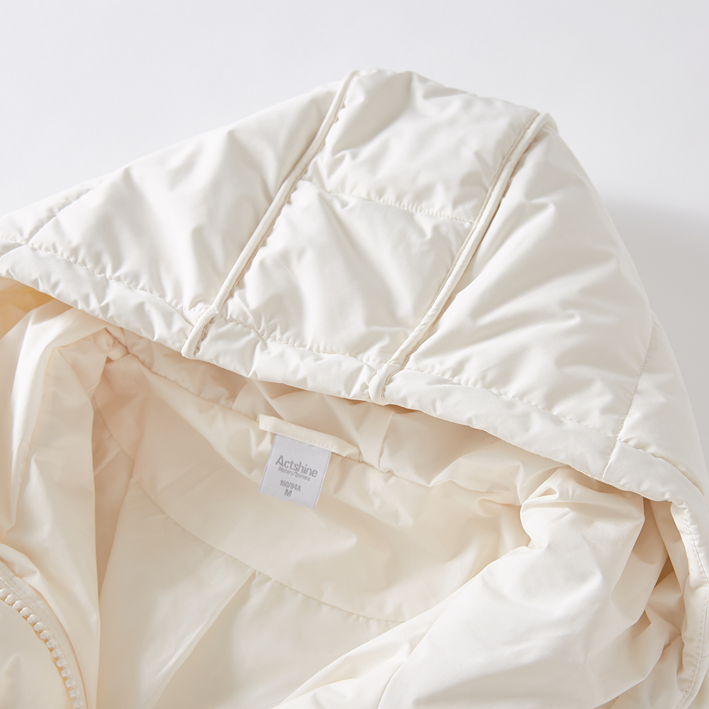 Metersbonwe Down Jacket Women Winter Thicken Warm 90% gray Duck Down coat Female long Loose Fashion Women's hodded coat 201019