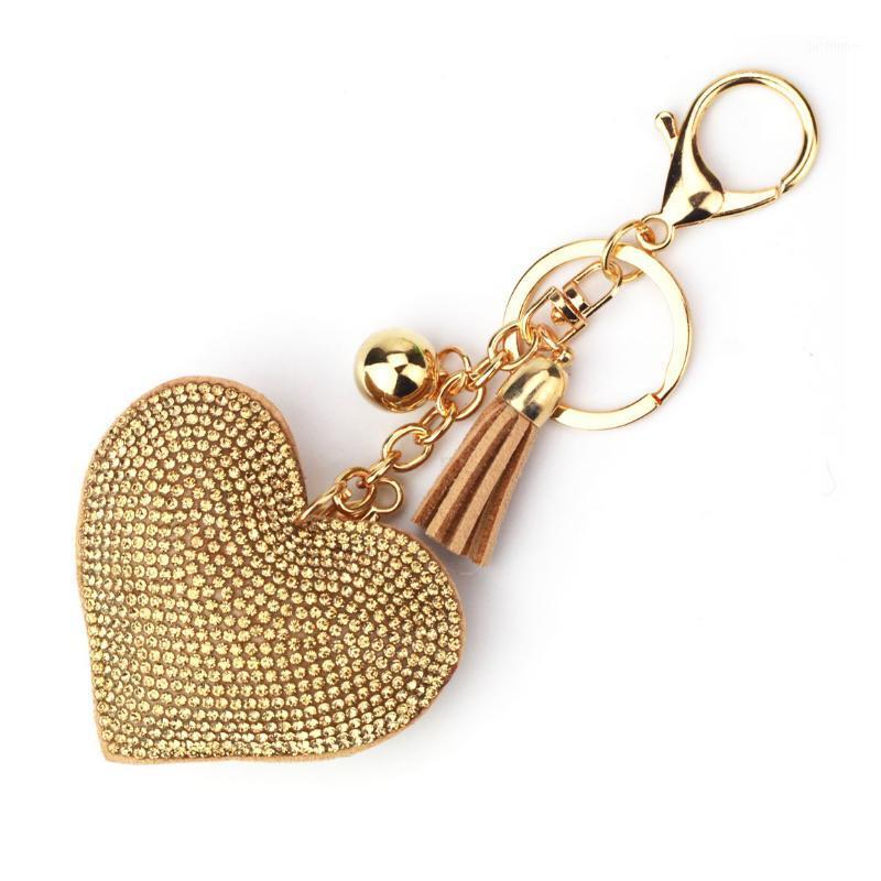 Love Heart Keychain Full Crystal Key Ring Women Handbag Pendant Charms Long Tassel Golden Chain Bag Decor Keyring1
Love Heart Keychain Full Crystal Key Ring Women Handbag Pendant Charms Long Tassel Golden Chain Bag Decor Keyring1