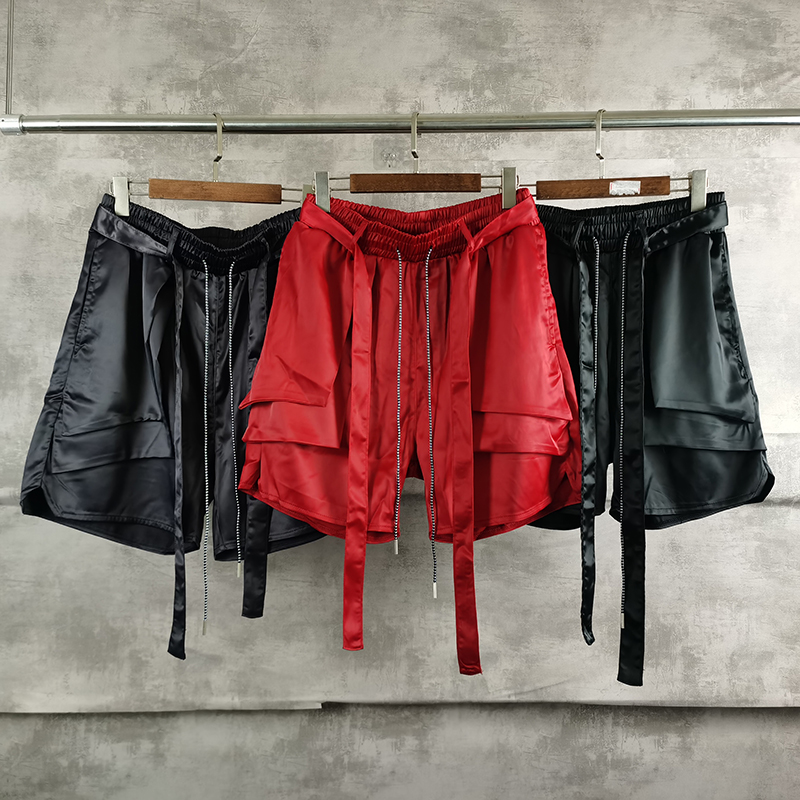 Hip Hop Solid Pants Summer Casual Shorts Mens and Womens Elastic Waist Straight Oversize Loose Knee Length, Black 
Hip Hop Solid Pants Summer Casual Shorts Mens and Womens Elastic Waist Straight Oversize Loose Knee Length, Black