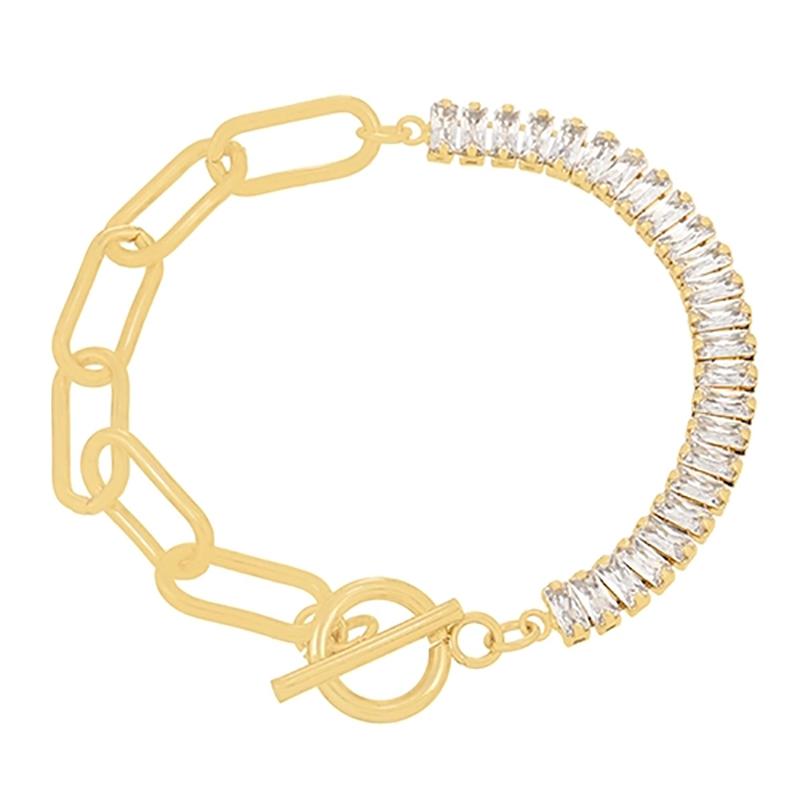 Charm Bracelets 2021 Trendy Punk Gold Color Chain Bangle Luxury Zircon Crystal For Women Party Fashion Jewelry Pulseras
Charm Bracelets 2021 Trendy Punk Gold Color Chain Bangle Luxury Zircon Crystal For Women Party Fashion Jewelry Pulseras