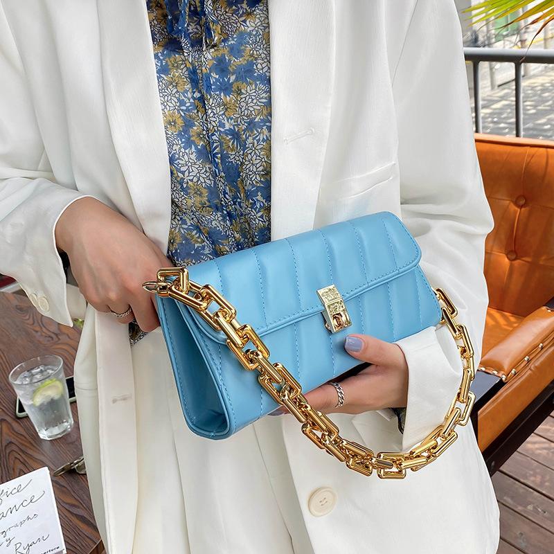Three-Color Chain Rectangular French Underarm PU Bag Oblique Satchel Single Shoulder Handbag Free Shipping, Black
Three-Color Chain Rectangular French Underarm PU Bag Oblique Satchel Single Shoulder Handbag Free Shipping, Black