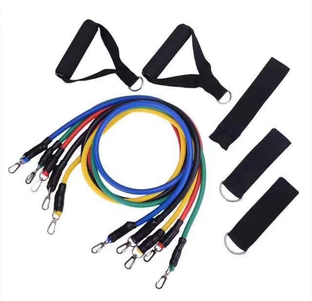 11 sets of sports resistance with latex tube pedal body home gym fitness training Yoga Stretch rope equipment new high quality, Customize
11 sets of sports resistance with latex tube pedal body home gym fitness training Yoga Stretch rope equipment new high quality, Customize