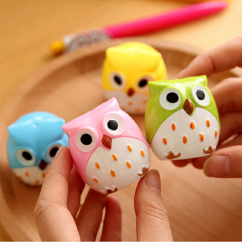 4 pcs/lot Korean Cute Plastic Owl Design Pencil Sharpener Lovely Creative Pen Sharpeners Kawaii Stationery Gift for Kids Student
4 pcs/lot Korean Cute Plastic Owl Design Pencil Sharpener Lovely Creative Pen Sharpeners Kawaii Stationery Gift for Kids Student