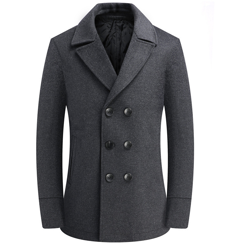 new arrival coat men high quality double breasted wool trench coat men,men's casual wool jackets plus-size M-4XL 201120