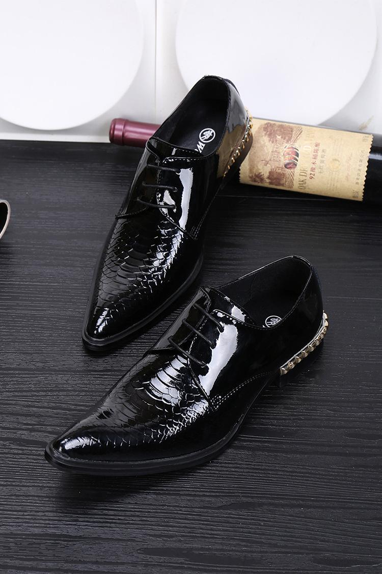 Leather Men's Shoes Autumn and Winter Breathable British Tie Men's Youth Pointed Dress Business Casual Shoes Official1, Black
Leather Men's Shoes Autumn and Winter Breathable British Tie Men's Youth Pointed Dress Business Casual Shoes Official1, Black