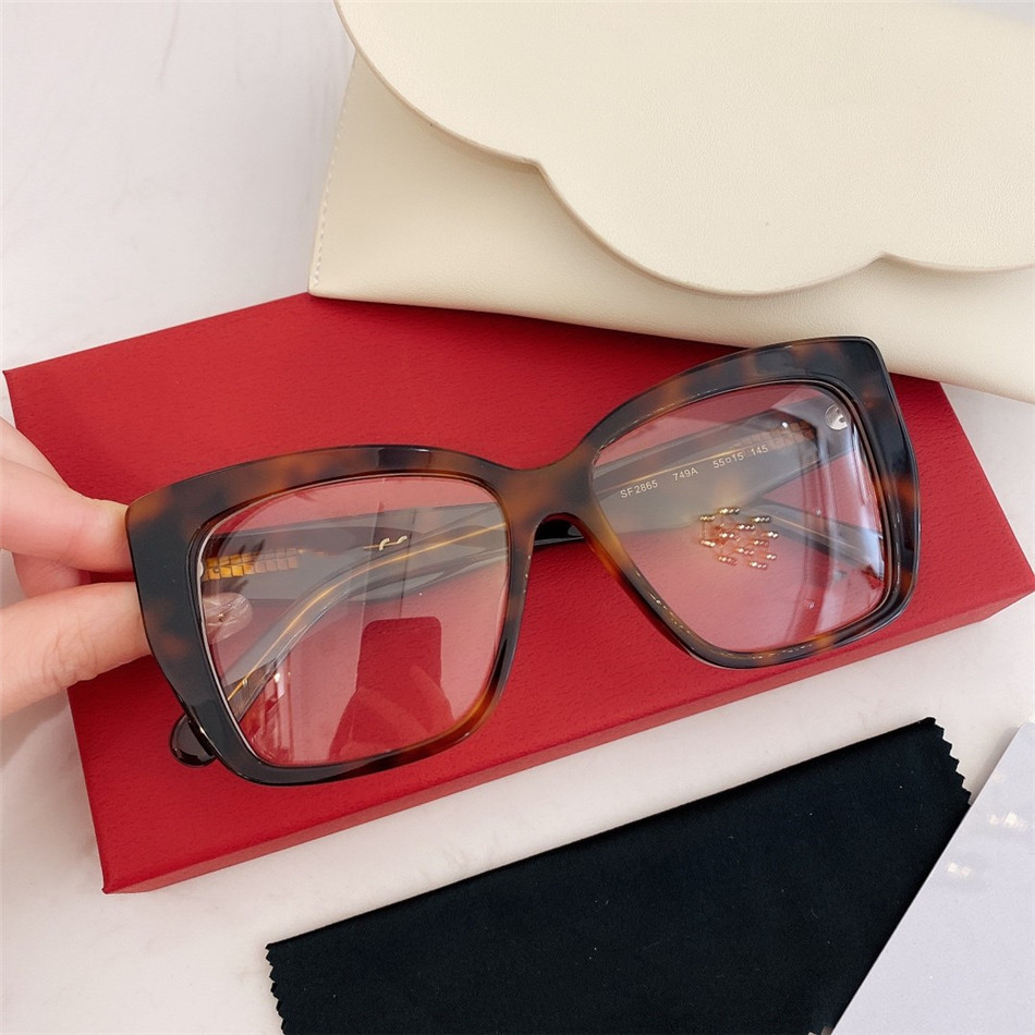 Brand High quality full frame glasses men's and women's fashion matching design Sunglasses sweet cool trend Sunglasses eyeglass frame sf2865