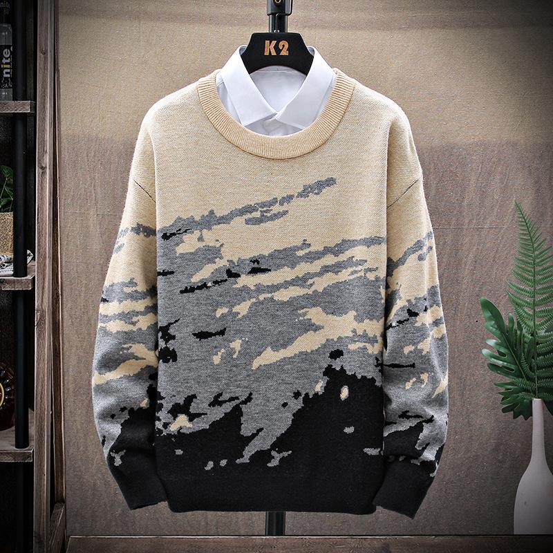 Round Neck Men Autumn Sweaters Casual Long Sleeve Wool Knitted Mens Thicken Pullover Trendy Male Jumper Warm, Bbc952gray
Round Neck Men Autumn Sweaters Casual Long Sleeve Wool Knitted Mens Thicken Pullover Trendy Male Jumper Warm, Bbc952gray