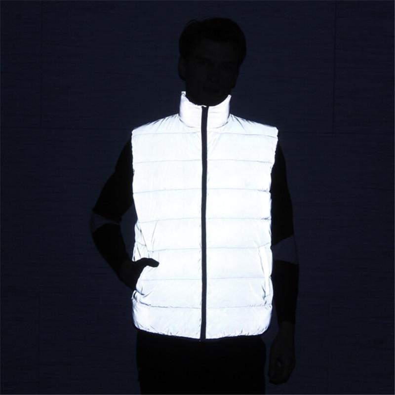 Reflective Men Winter Vest Men Casual Waistcoat Sleeveless Jackets warm Vest fashion oversize Outwear, Gray
Reflective Men Winter Vest Men Casual Waistcoat Sleeveless Jackets warm Vest fashion oversize Outwear, Gray