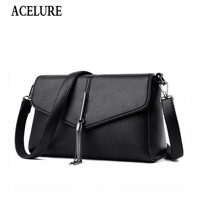 ACELURE Solid Color PU Leather Shoulder Bags Flap Tassel Hasp Zipper Crossbody Bags for Women Fashion Messenger Bag Ladies Purse, Black
ACELURE Solid Color PU Leather Shoulder Bags Flap Tassel Hasp Zipper Crossbody Bags for Women Fashion Messenger Bag Ladies Purse, Black