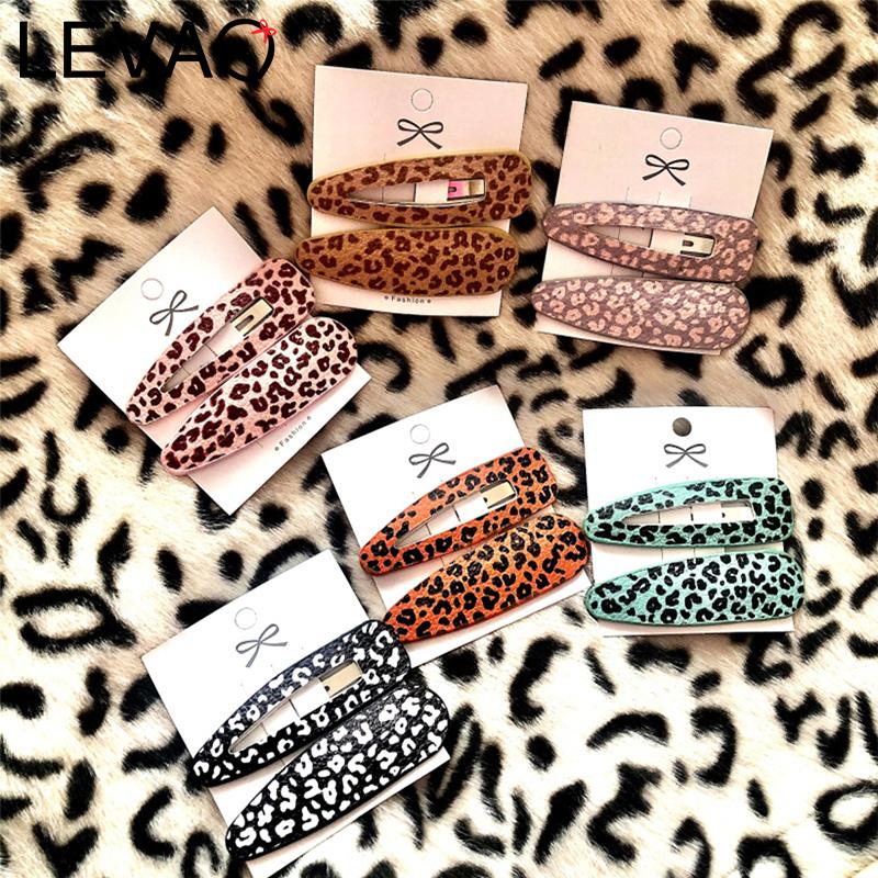 LEVAO 1Pair Synthetic Leather Hair Clips BB Clips Leopard Print Hairpins Girls Female Barrettes Headdress Women Hair Accessories
LEVAO 1Pair Synthetic Leather Hair Clips BB Clips Leopard Print Hairpins Girls Female Barrettes Headdress Women Hair Accessories