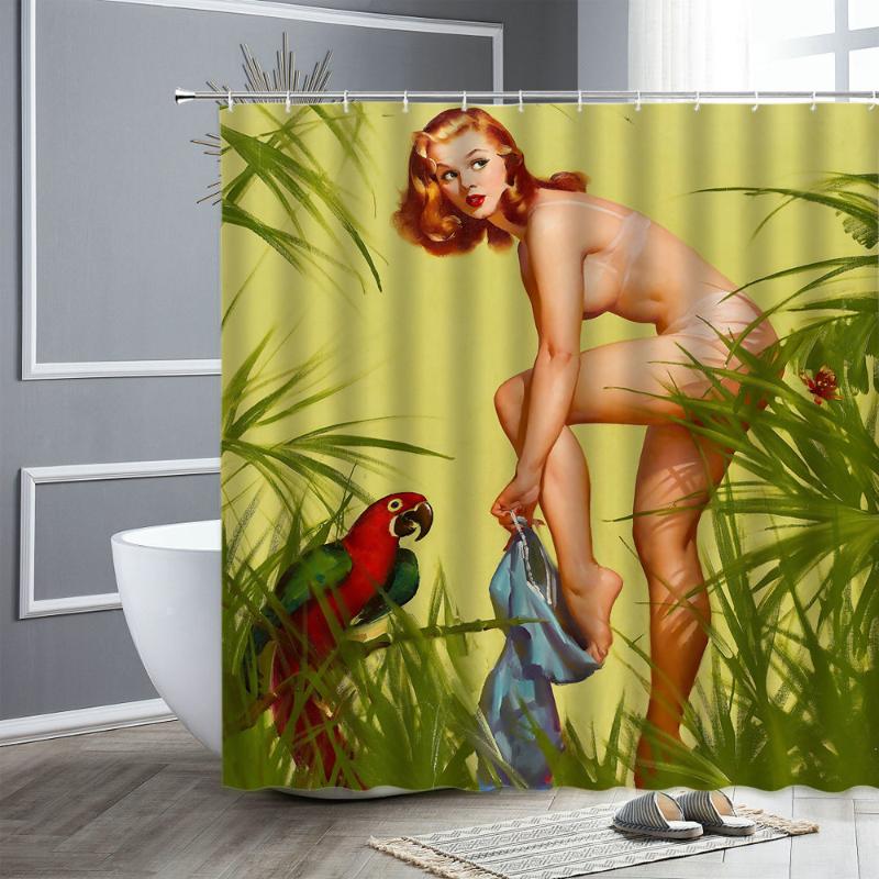 New Shower Curtain American Style Cartoon Sexy Within Temptation Pattern Waterproof Bathroom Curtains Fabric Bath Screen
New Shower Curtain American Style Cartoon Sexy Within Temptation Pattern Waterproof Bathroom Curtains Fabric Bath Screen