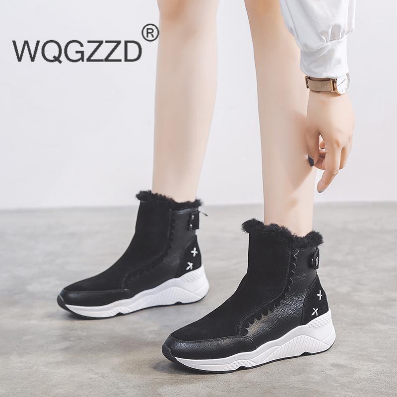 Platform Women's Boots Warm Snow Boots Women Ankle Winter Shoes Women Sneakers Botas Mujer1, Black color
Platform Women's Boots Warm Snow Boots Women Ankle Winter Shoes Women Sneakers Botas Mujer1, Black color